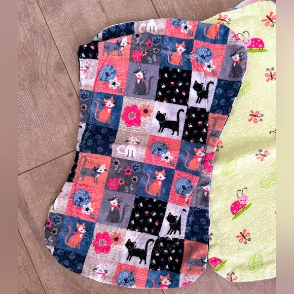 Handmade Burp Cloths baby girl - Picture 3 of 7